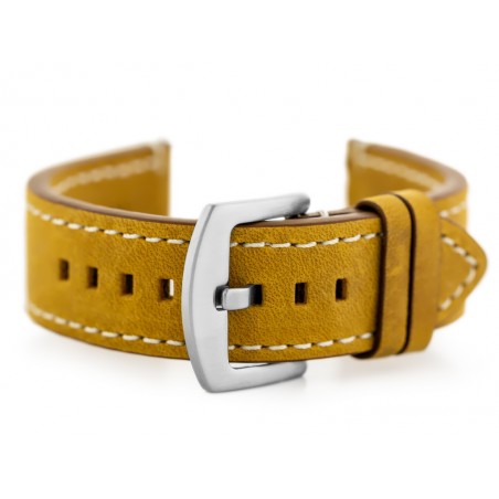 W72 leather watch strap - light brown - 22mm