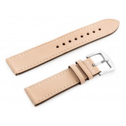W81 leather watch strap - pink - 20mmPasek skórzany do zegarka W81 - różowy - 20mm