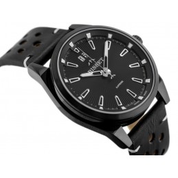 BISSET BSCF40 MEN'S WATCH (zb095c) - SAFETY GLASSZEGAREK MĘSKI BISSET BSCF40 (zb095c) - SZAFIROWE SZKŁO