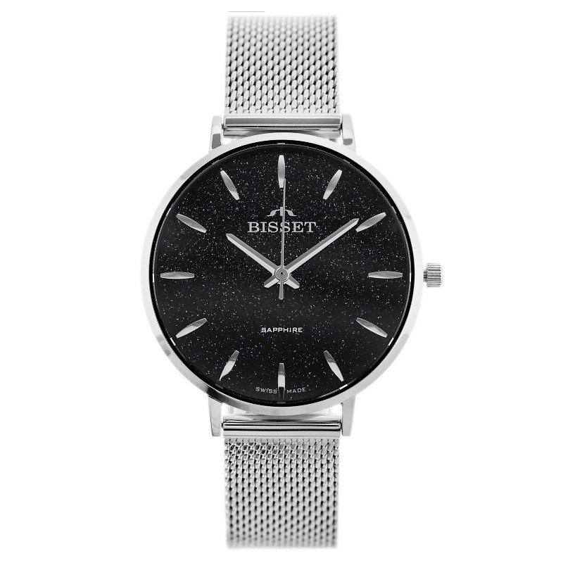 ZEGAREK DAMSKI BISSET BSBF32 (zb581b) - SZAFIROWE SZKŁO  ZEGAREK DAMSKI BISSET BSBF32 (zb581b) - SZAFIROWE SZKŁO
