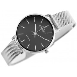 WOMEN'S WATCH BISSET BSBF30 (zb578t) - SAFETY GLASSZEGAREK DAMSKI BISSET BSBF30 (zb578t) - SZAFIROWE SZKŁO