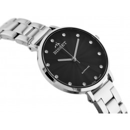 WOMEN'S WATCH BISSET BSBF30 (zb580a) - SAFETY GLASSZEGAREK DAMSKI BISSET BSBF30 (zb578n) - SZAFIROWE SZKŁO