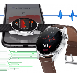 Rubicon RNCE78 MEN'S SMARTWATCH - CONNECTIONS, OWN dial (sr025f)SMARTWATCH MĘSKI Rubicon RNCE78 - WYKONYWANIE POŁĄCZEŃ, WŁASNE TARCZE (sr025f)