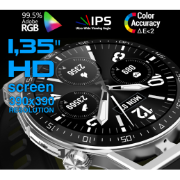 Rubicon RNCE88 MEN'S SMARTWATCH - MAKE CALLS, OWN TARGETS (sr033d)SMARTWATCH MĘSKI Rubicon RNCE88 - WYKONYWANIE POŁĄCZEŃ, WŁASNE TARCZE (sr033d)