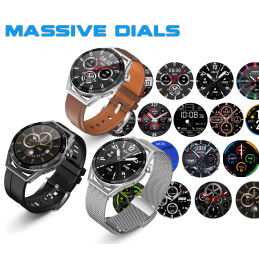 Rubicon RNCE88 MEN'S SMARTWATCH - MAKE CALLS, OWN TARGETS (sr033d)SMARTWATCH MĘSKI Rubicon RNCE88 - WYKONYWANIE POŁĄCZEŃ, WŁASNE TARCZE (sr033d)