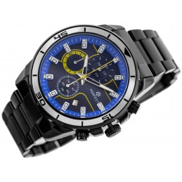 PERFECT CH02M MEN'S WATCH - CHRONOGRAPH (zp356f) + BOXZEGAREK MĘSKI PERFECT CH02M - CHRONORGAF (zp356f)