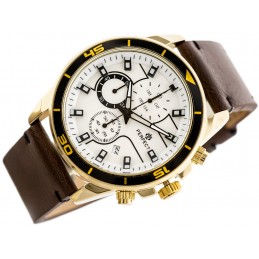 MEN'S WATCH PERFECT CH02L - CHRONOGRAPH (zp351b) + BOXZEGAREK MĘSKI PERFECT CH02L - CHRONOGRAF (zp351b)