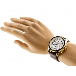 MEN'S WATCH PERFECT CH02L - CHRONOGRAPH (zp351b) + BOXZEGAREK MĘSKI PERFECT CH02L - CHRONOGRAF (zp351b)