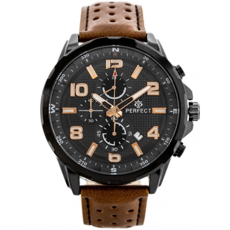 ZEGAREK MĘSKI PERFECT CH05L - CHRONOGRAF (zp353e) + BOX