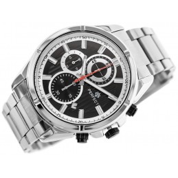 MEN'S WATCH PERFECT CH03M - CHRONOGRAPH (zp358a) + BOXZEGAREK MĘSKI PERFECT CH03M - CHRONORGAF (zp358a)