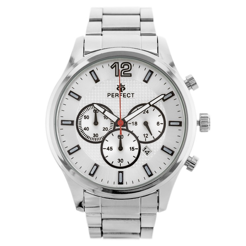 MEN'S WATCH PERFECT CH01M - CHRONOGRAPH (zp355a) + BOX  ZEGAREK MĘSKI PERFECT CH01M - CHRONORGAF (zp355a)