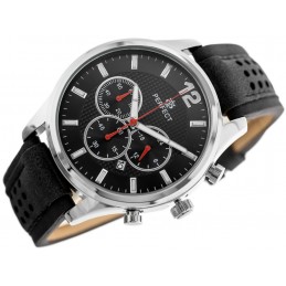 MEN'S WATCH PERFECT CH01L - CHRONOGRAPH (zp354d) + BOXZEGAREK MĘSKI PERFECT CH01L - CHRONOGRAF (zp354d)