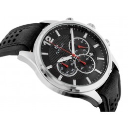 MEN'S WATCH PERFECT CH01L - CHRONOGRAPH (zp354d) + BOXZEGAREK MĘSKI PERFECT CH01L - CHRONOGRAF (zp354d)