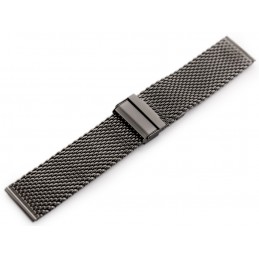 Pacific 12 bracelet - HQ mesh - graphite 22mmBransoleta Pacific 12 - siatka HQ - grafitowa 22mm