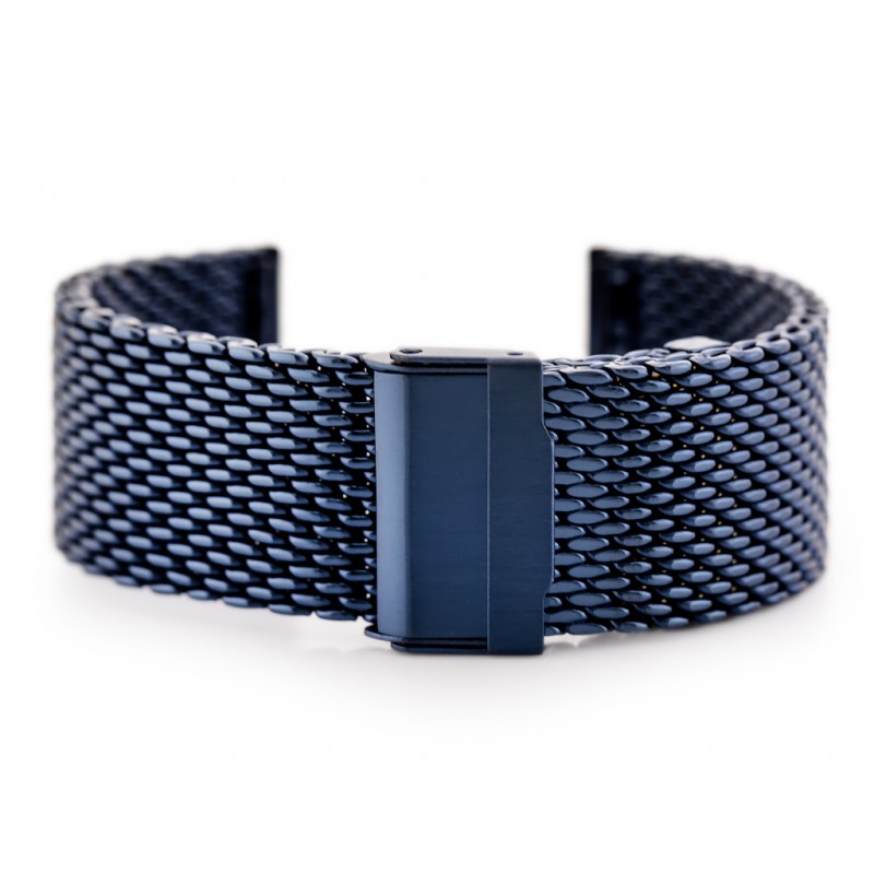 Pacific 12 bracelet - HQ mesh - navy blue 20mm  Bransoleta Pacific 12 - siatka HQ - granatowa 20mm