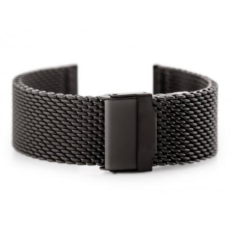 Pacific 10 bracelet - HQ mesh - graphite 24mm