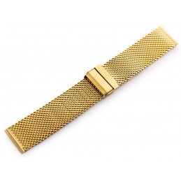 Pacific 10 bracelet - HQ mesh - gold 20mmBransoleta Pacific 10 - siatka HQ - złota 20mm