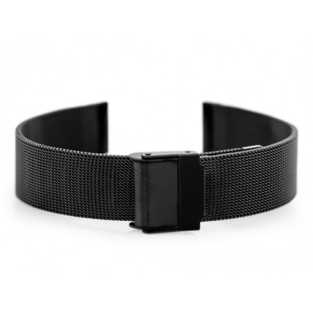 Pacific 04E bracelet - HQ mesh - black 18mm