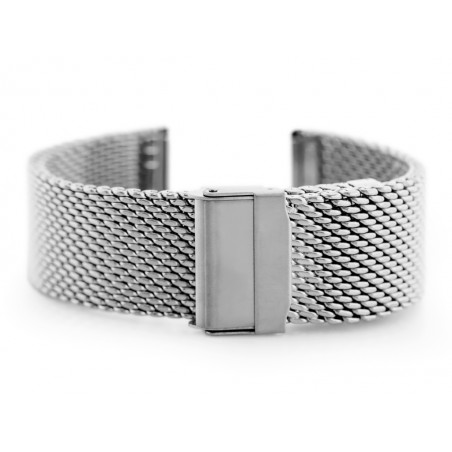 Pacific 10 bracelet - HQ mesh - silver 24mm
