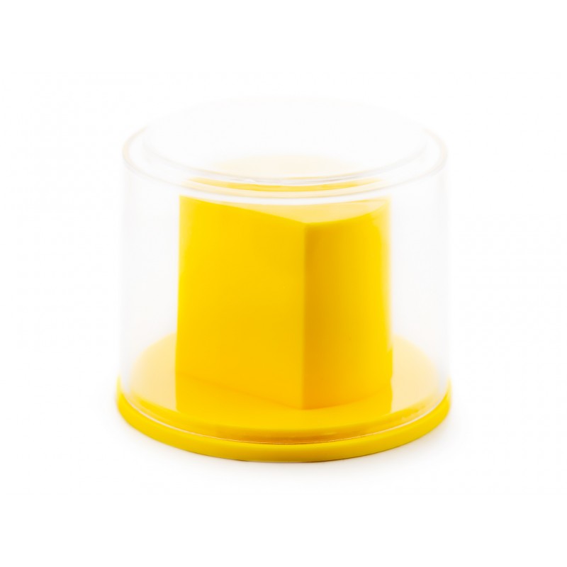 Gift box for watch - plastic yellow  Prezentowe pudełko na zegarek - plastikowe żółte