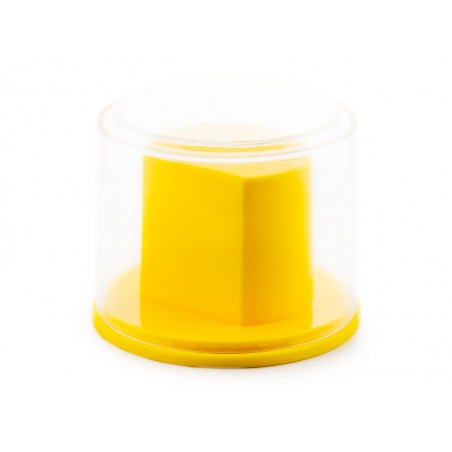 Gift box for watch - plastic yellow