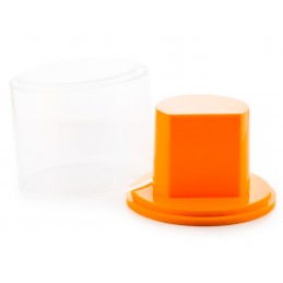 Gift box for watch - plastic orangePrezentowe pudełko na zegarek - plastikowe pomarańczowe