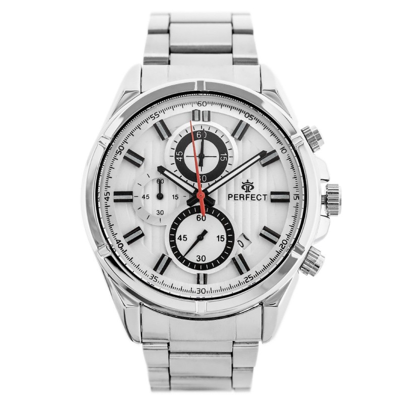 PERFECT CH03M MEN'S WATCH - CHRONOGRAPH (zp358b) + BOX  ZEGAREK MĘSKI PERFECT CH03M - CHRONORGAF (zp358b)