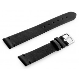 Pasek skórzany do zegarka W91 - czarny - 14mmPasek skórzany do zegarka W86 - czarny - 14mm