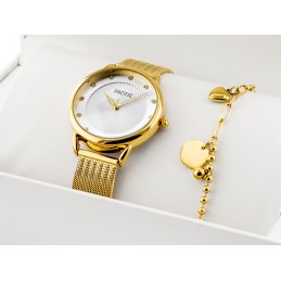 PACIFIC WOMEN'S WATCH X6192-04 - gift set (zy723b)ZEGAREK DAMSKI PACIFIC X6192-04 - komplet prezentowy (zy723b)