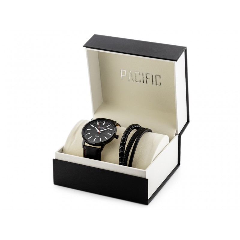 ZEGAREK MĘSKI PACIFIC X0087-10 - komplet prezentowy (zy093c)  ZEGAREK MĘSKI PACIFIC X0087-10 - komplet prezentowy (zy093c)