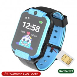 PACIFIC 32-2 KIDS SMARTWATCH - blue / black (sy028b)SMARTWATCH DZIECIĘCY PACIFIC 32-2 KIDS - blue / black (sy028b)