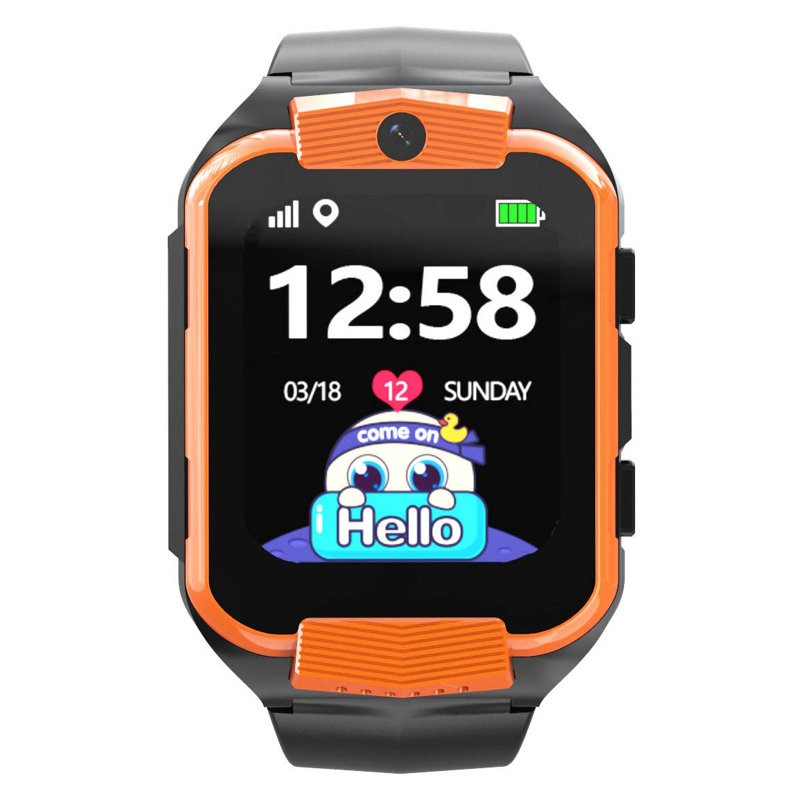 PACIFIC 32-3 KIDS SMARTWATCH - orange / black (sy028c)  SMARTWATCH DZIECIĘCY PACIFIC 32-3 KIDS - orange / black (sy028c)