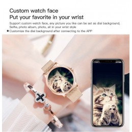 Rubicon RNBE66 WOMEN'S SMARTWATCH - OWNER'S WATCH (sr014e)SMARTWATCH DAMSKI Rubicon RNBE66 - WŁASNE TARCZE (sr014e)