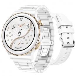 DAMN SMARTWATCH Rubicon RNCE92 - CONNECTIONS, CERAMIC (sr038d)SMARTWATCH DAMSKI Rubicon RNCE92 - WYKONYWANIE POŁĄCZEŃ, CERAMIKA (sr038d)