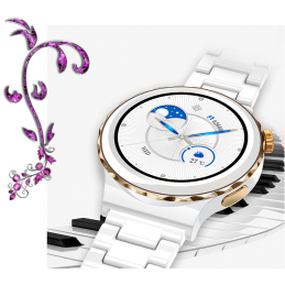 DAMN SMARTWATCH Rubicon RNCE92 - CONNECTIONS, CERAMIC (sr038d)SMARTWATCH DAMSKI Rubicon RNCE92 - WYKONYWANIE POŁĄCZEŃ, CERAMIKA (sr038d)