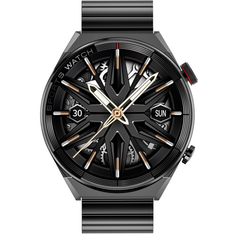 Rubicon RNCE99 MALE SMARTWATCH - CONNECTIONS, WIRELESS CHARGING  SMARTWATCH MĘSKI Rubicon RNCE99 - WYKONYWANIE POŁĄCZEŃ, ŁADOWANIE BEZPRZEWODOWE (sr046b)