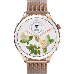 WOMEN'S SMARTWATCH Rubicon RNCF02 - CONNECTIONS EXECUTION, ADDITIONAL BELT (sr048b)SMARTWATCH DAMSKI Rubicon RNCF02 - WYKONYWANIE POŁĄCZEŃ, DODATKOWY PASEK (sr048b)