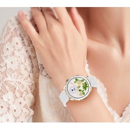 WOMEN'S SMARTWATCH Rubicon RNCF02 - CONNECTIONS EXECUTION, ADDITIONAL BELT (sr048b)SMARTWATCH DAMSKI Rubicon RNCF02 - WYKONYWANIE POŁĄCZEŃ, DODATKOWY PASEK (sr048b)