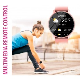 WOMEN'S SMARTWATCH Rubicon RNCF01 - OWN dial, PULSOMETER (sr047b)SMARTWATCH DAMSKI Rubicon RNCF01 - WŁASNE TARCZE, PULSOMETR (sr047b)