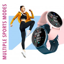 WOMEN'S SMARTWATCH Rubicon RNCF01 - OWN dial, PULSOMETER (sr047b)SMARTWATCH DAMSKI Rubicon RNCF01 - WŁASNE TARCZE, PULSOMETR (sr047b)