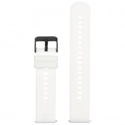 U27 rubber watch strap - white/black - 22mmPasek gumowy do zegarka U27 - biały/czarny - 20mm